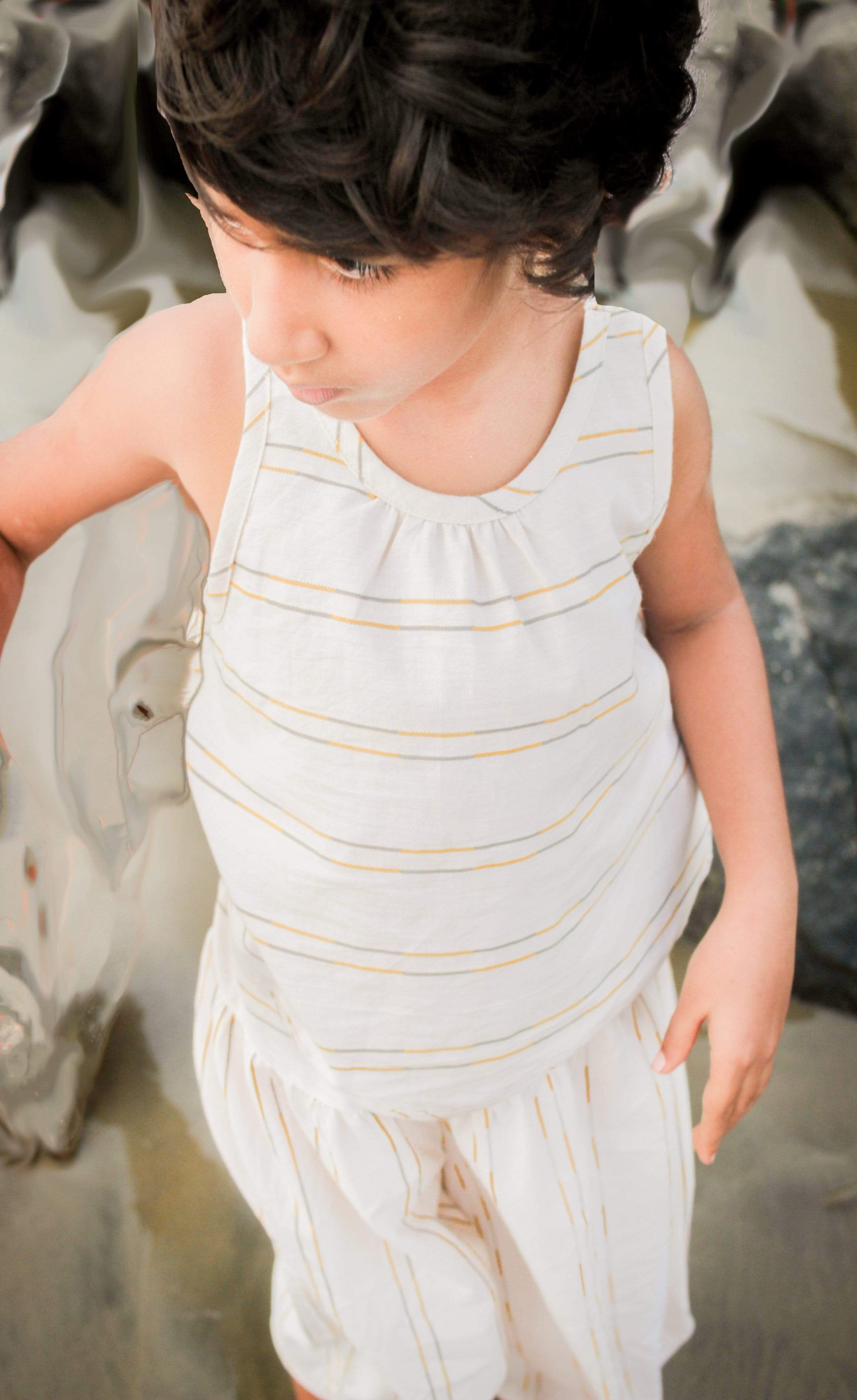 Mishka Overlap Back Top-No Nasties - Organic Cotton Clothing