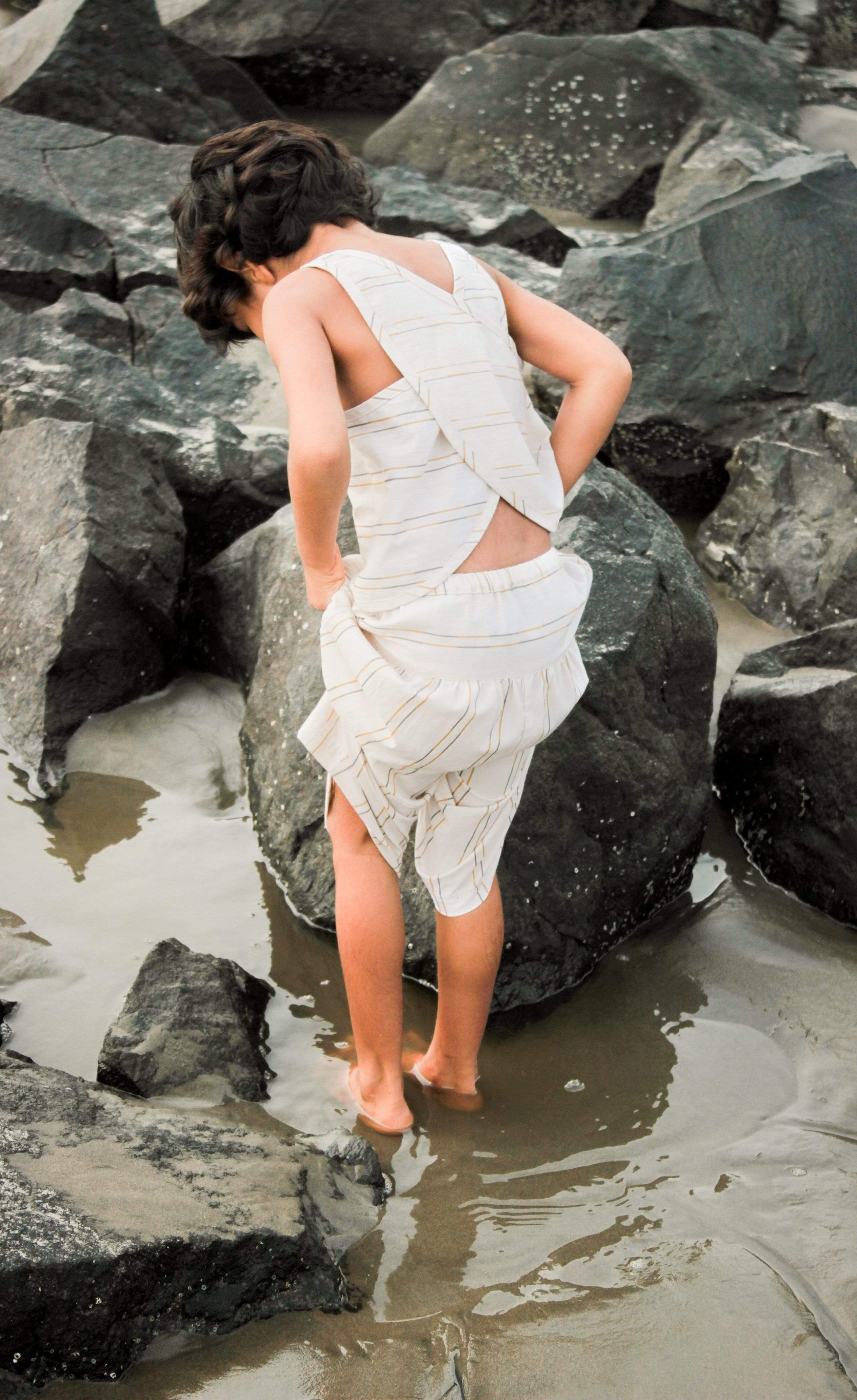 Mishka Overlap Back Top-No Nasties - Organic Cotton Clothing