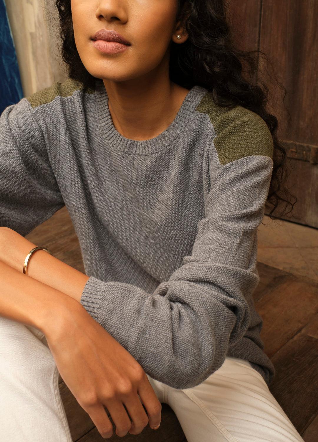 Mist Patch Jumper-No Nasties - Organic Cotton Clothing