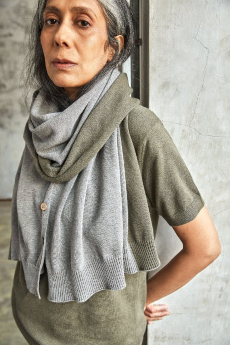 Mist Poncho Scarf-No Nasties - Organic Cotton Clothing