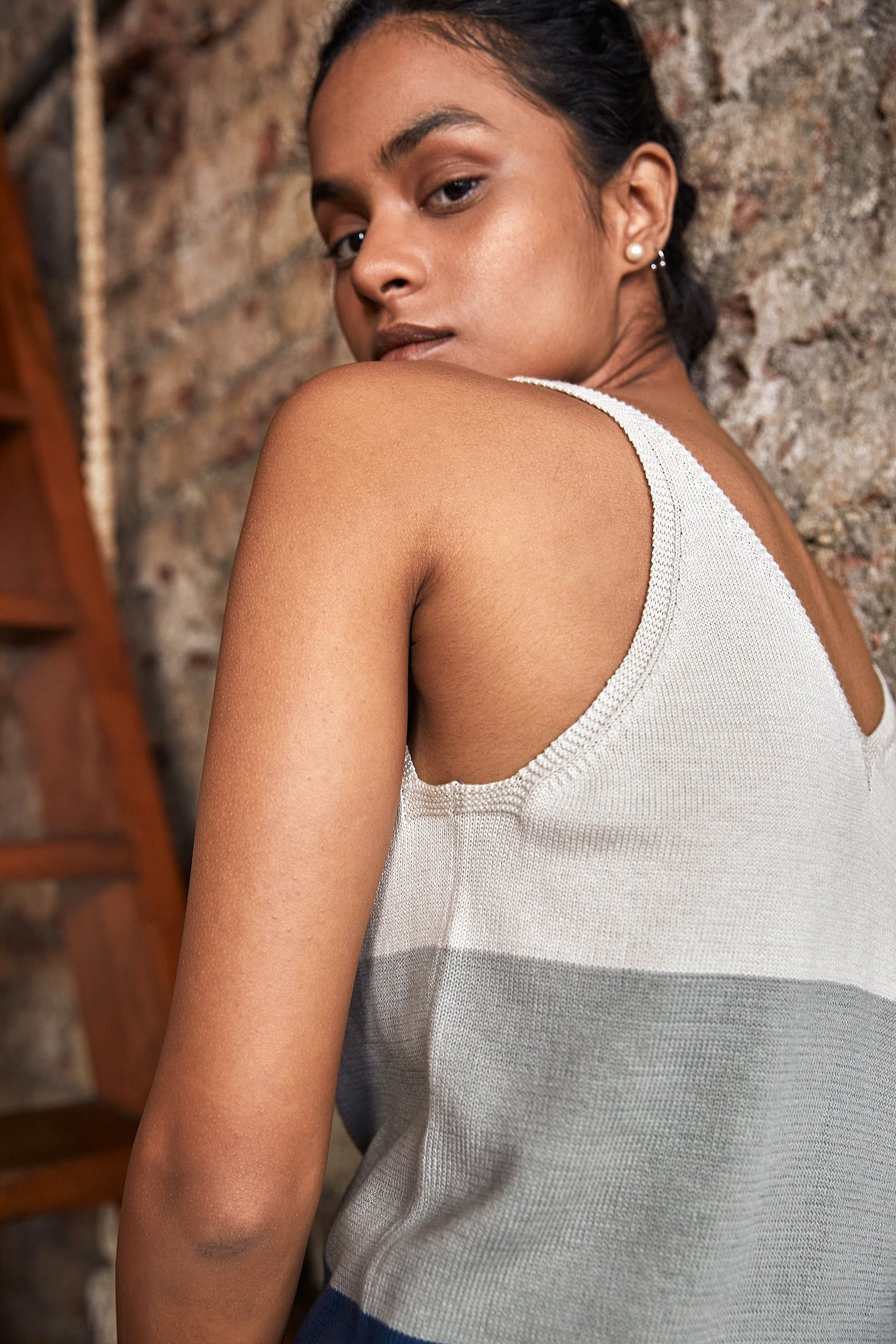 Mist V-Neck Tank-No Nasties - Organic Cotton Clothing