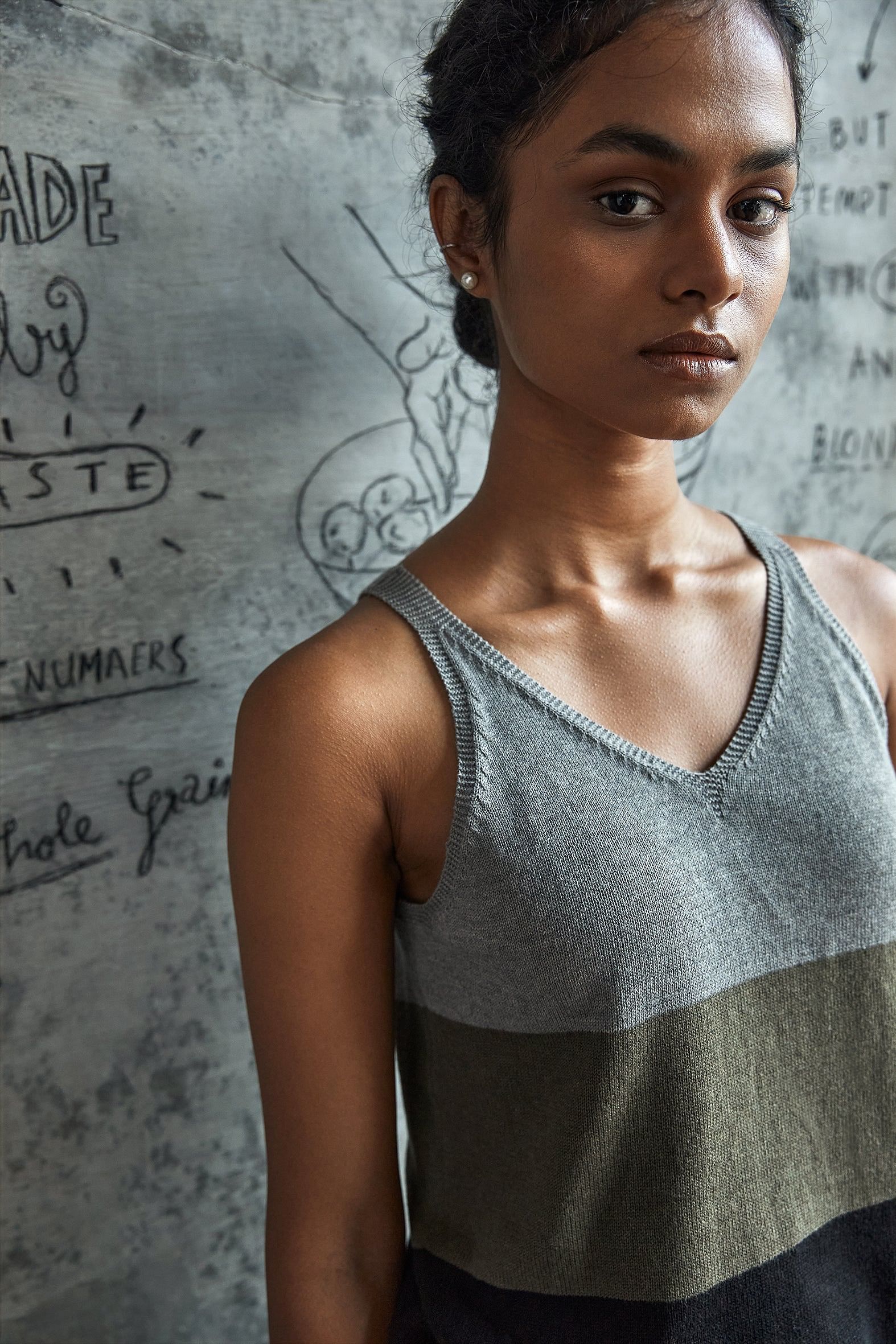 Moss V-Neck Tank-No Nasties - Organic Cotton Clothing
