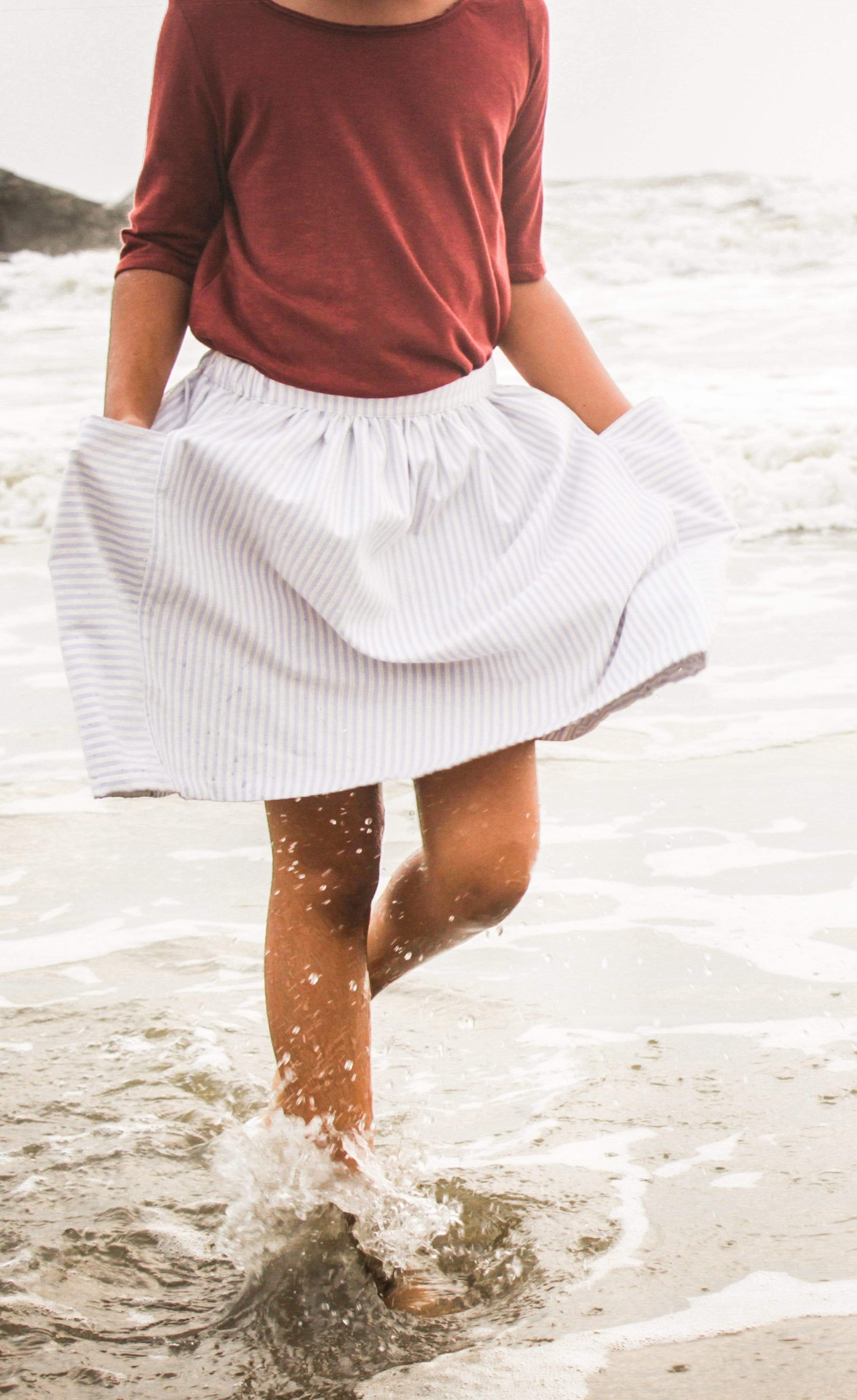 Niah Pocket Skirt-No Nasties - Organic Cotton Clothing