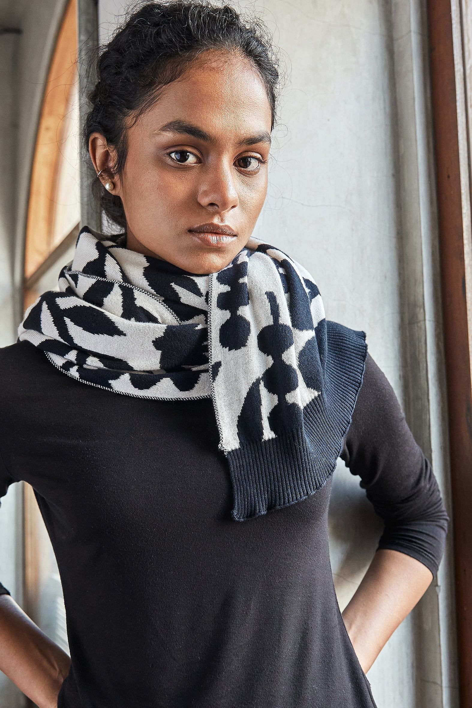 Night Garden Scarf-No Nasties - Organic Cotton Clothing