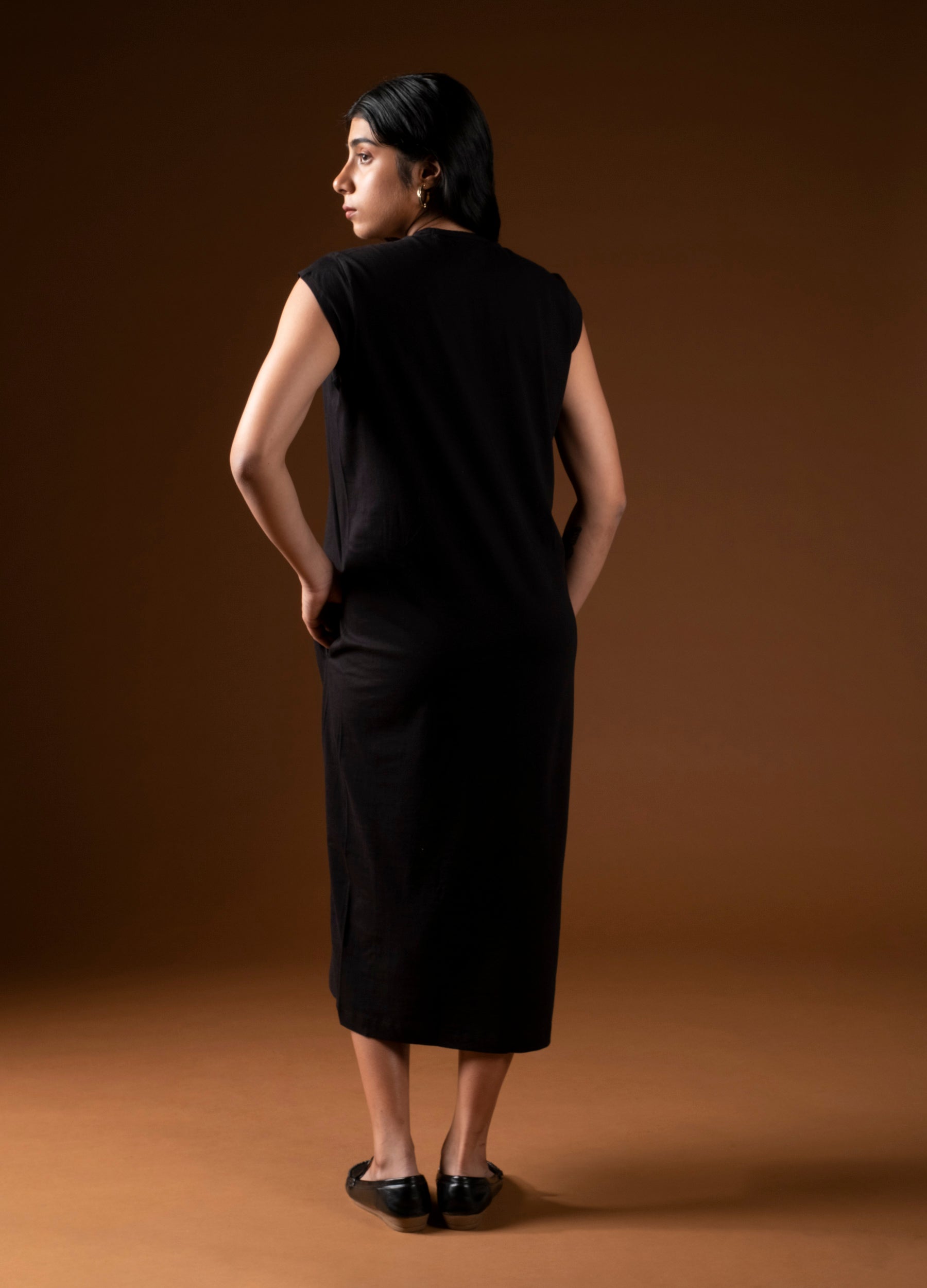 Black Pocket Maxi