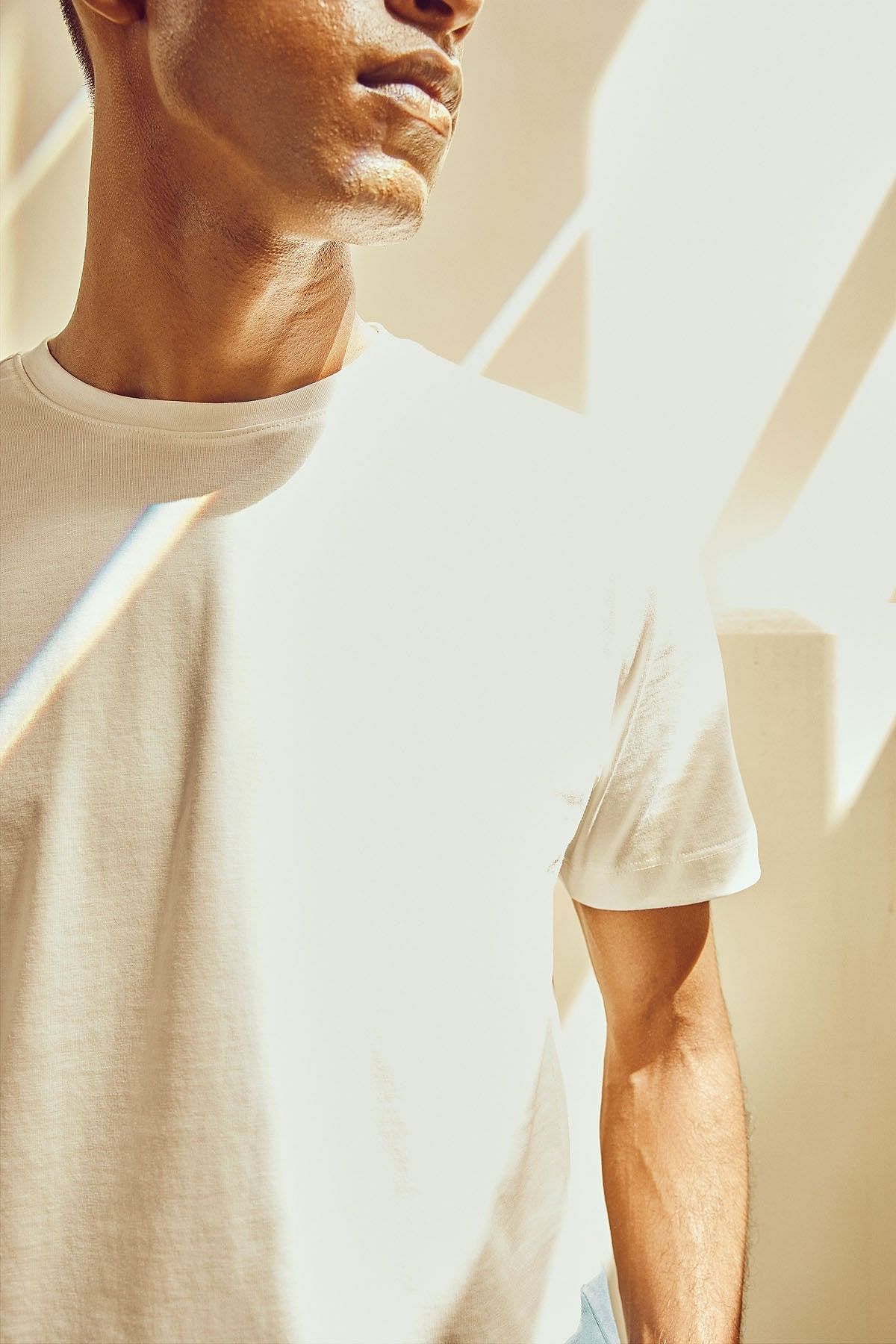 Ocean Colour-Block Tee-No Nasties - Organic Cotton Clothing