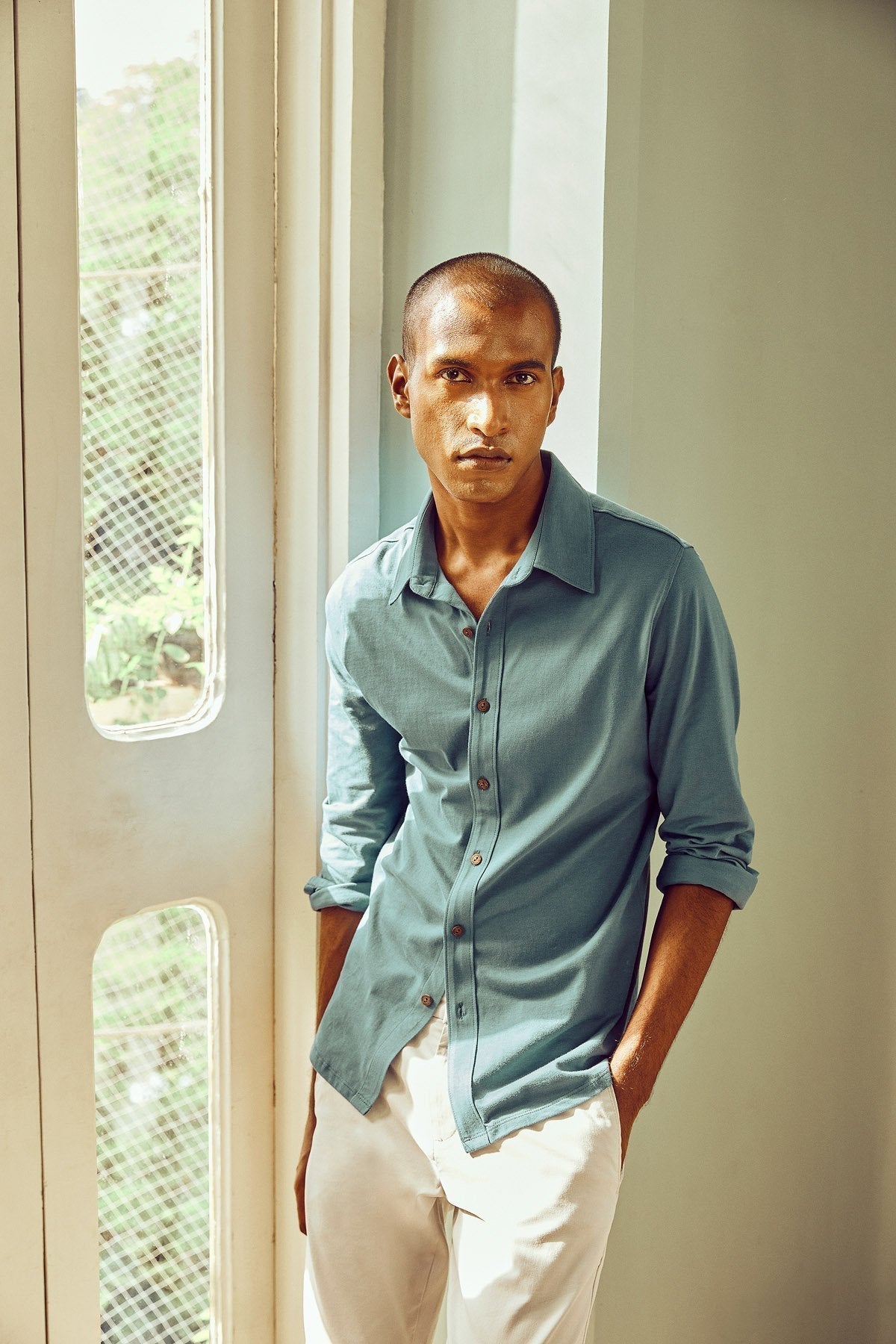 Ocean Knit Shirt-No Nasties - Organic Cotton Clothing