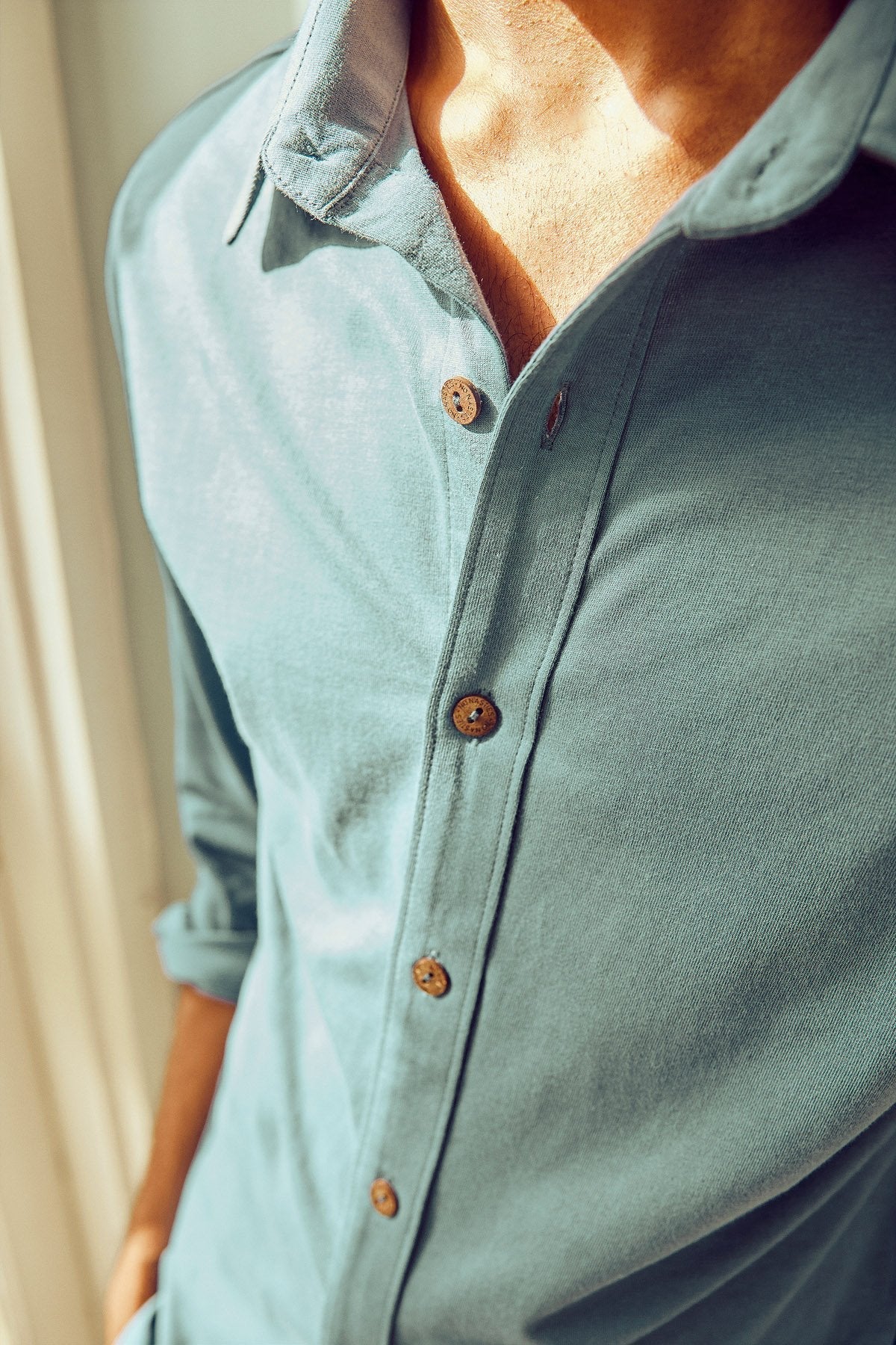 Ocean Knit Shirt-No Nasties - Organic Cotton Clothing