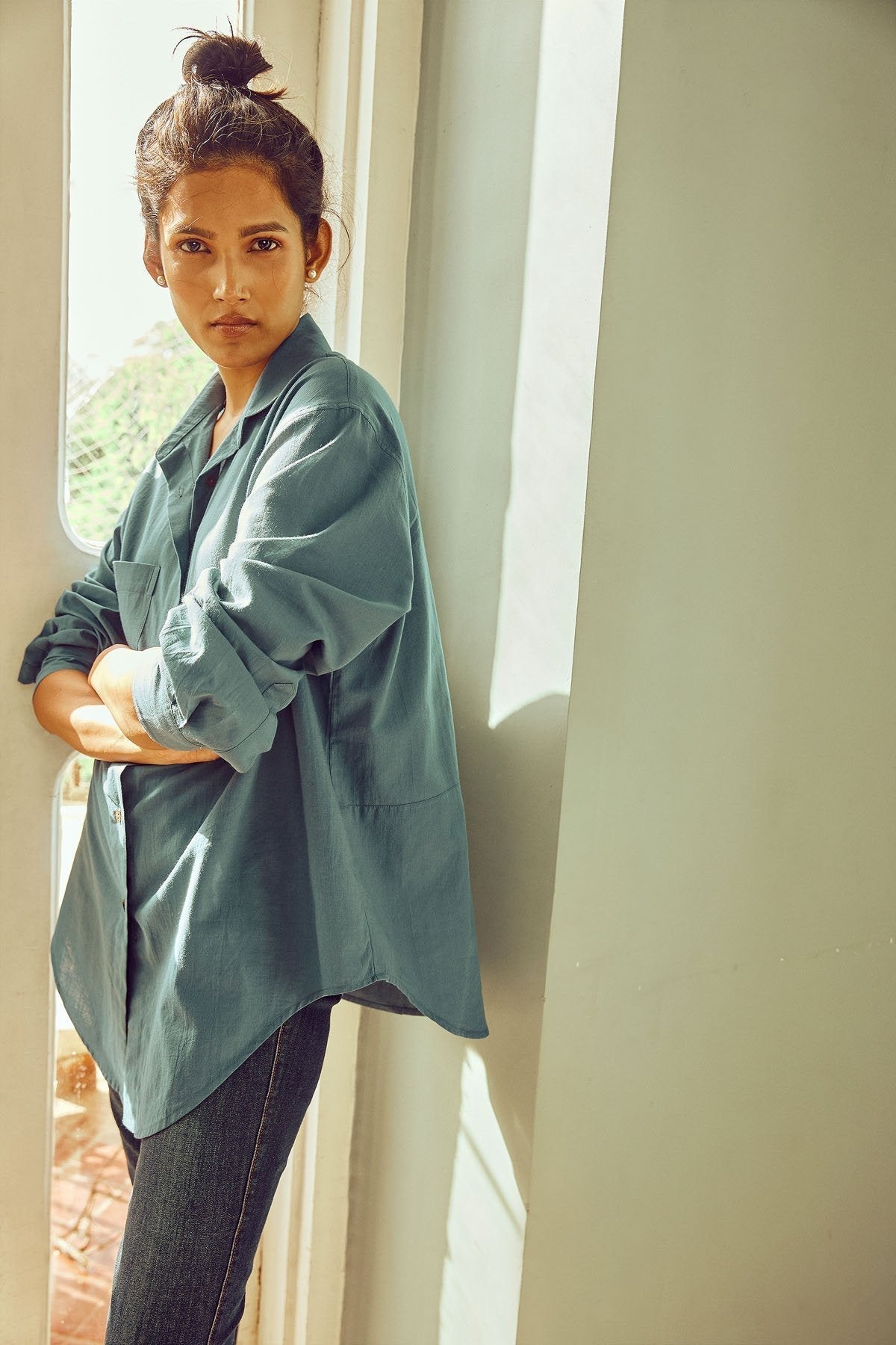 Ocean Oversized Shirt-No Nasties - Organic Cotton Clothing