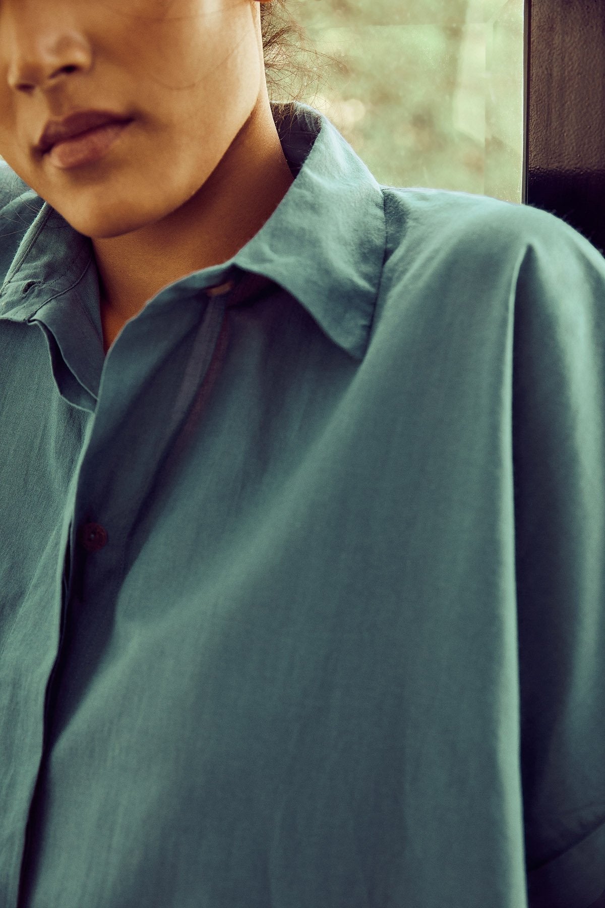 Ocean Shirt Dress-No Nasties - Organic Cotton Clothing