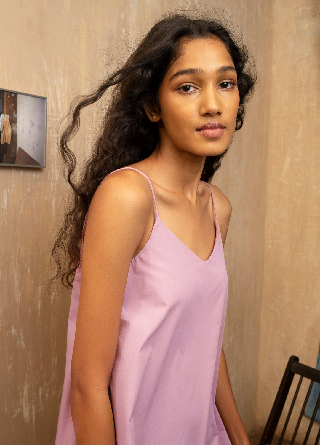 Orchid Tiered Dress-No Nasties - Organic Cotton Clothing