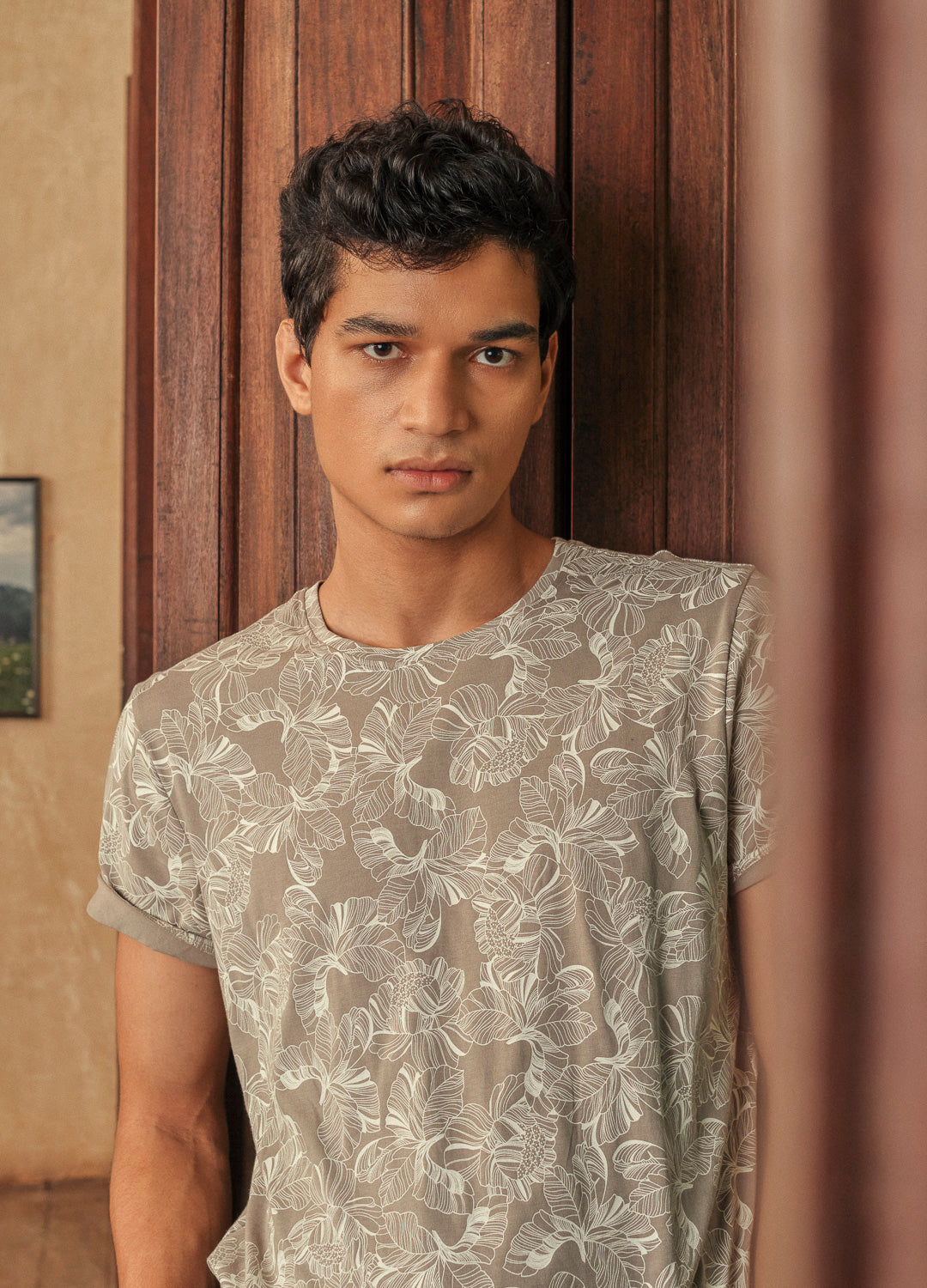 Oyster Floral Tee-No Nasties - Organic Cotton Clothing