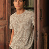  Oyster Sustainable Cotton Floral Printed T Shirt For Men Online