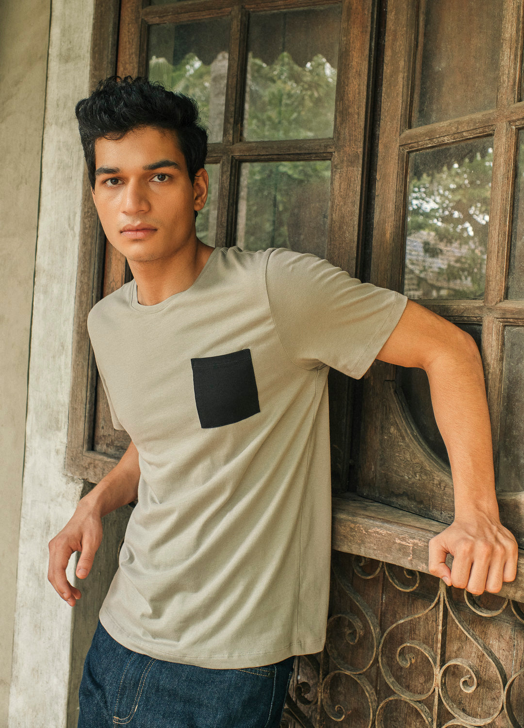 Oyster Pocket Tee-No Nasties - Organic Cotton Clothing