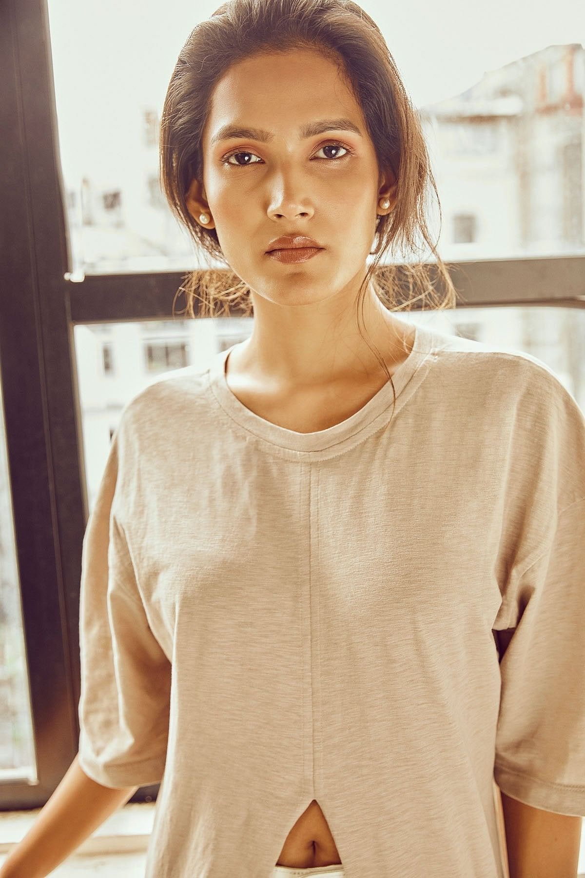 Sand Reversible Tee-No Nasties - Organic Cotton Clothing