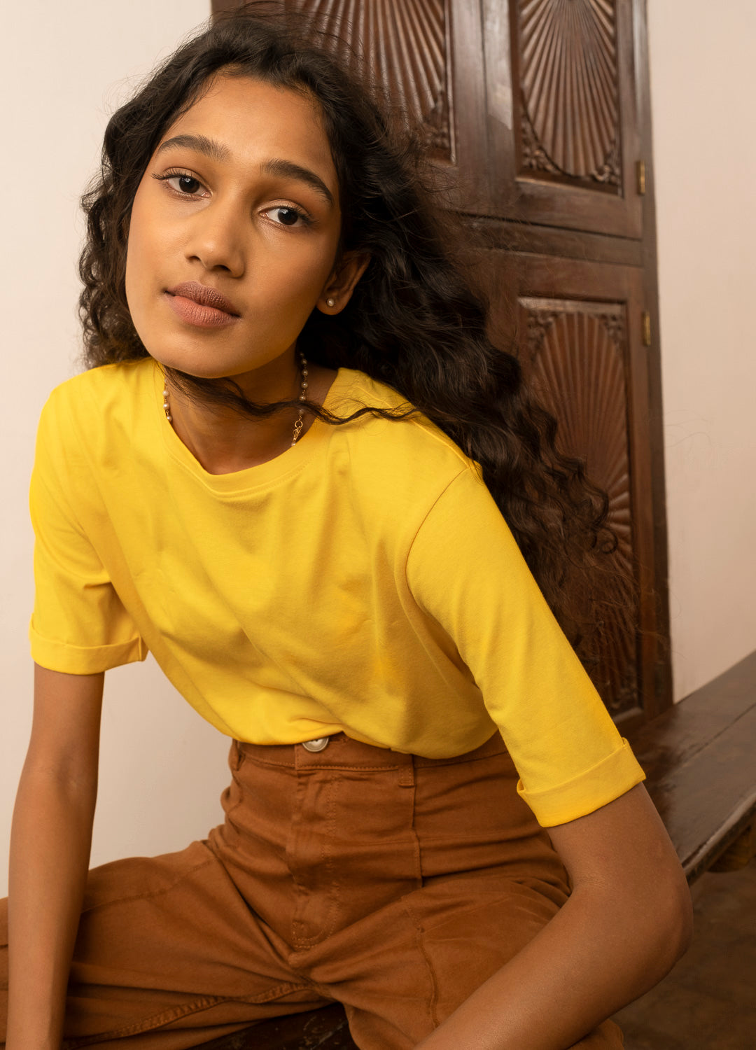 Sunflower Basic Tee-No Nasties - Organic Cotton Clothing