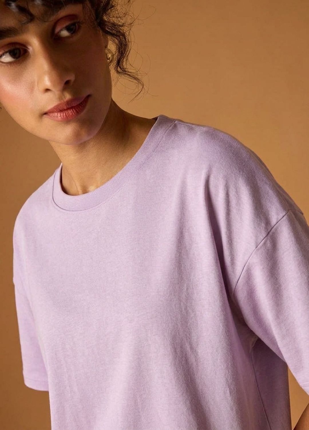 Lilac Cropped Tee