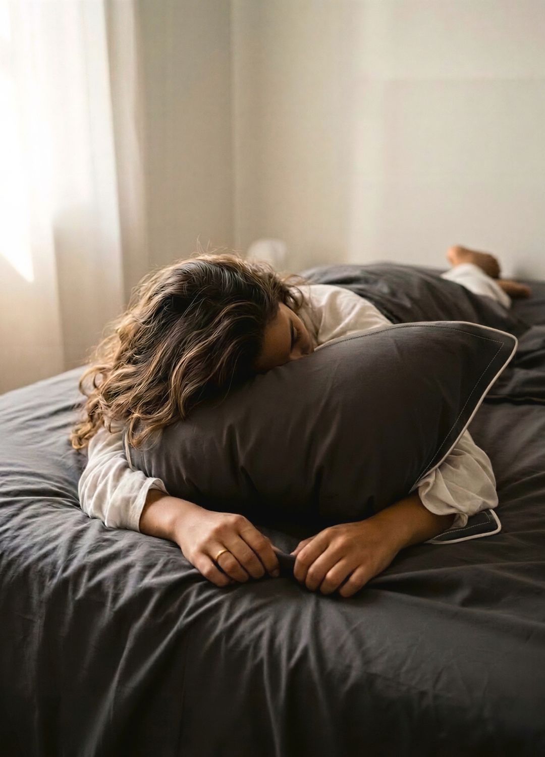 Charcoal Fitted Bed Sheet Set