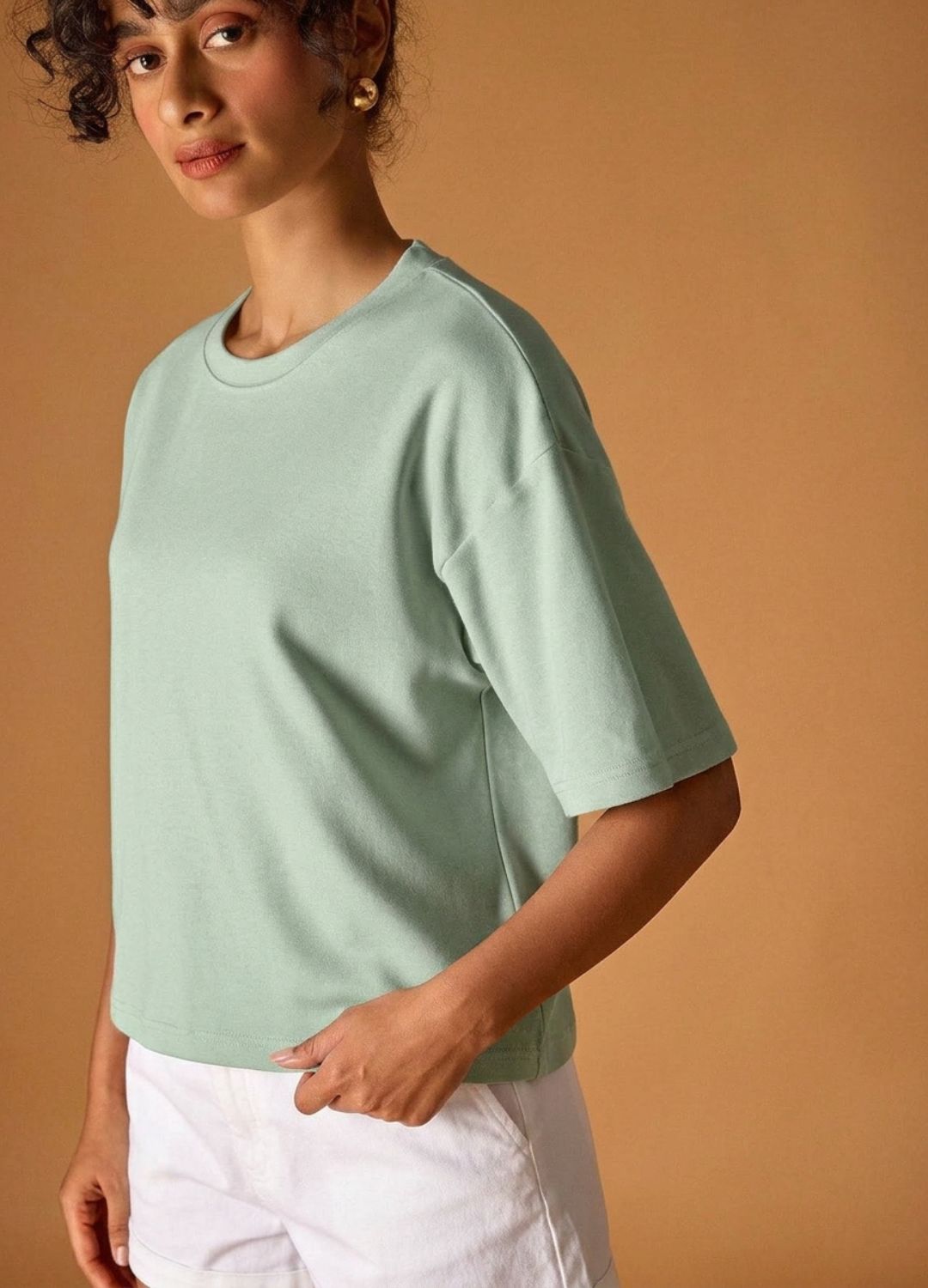 Pear Cropped Tee