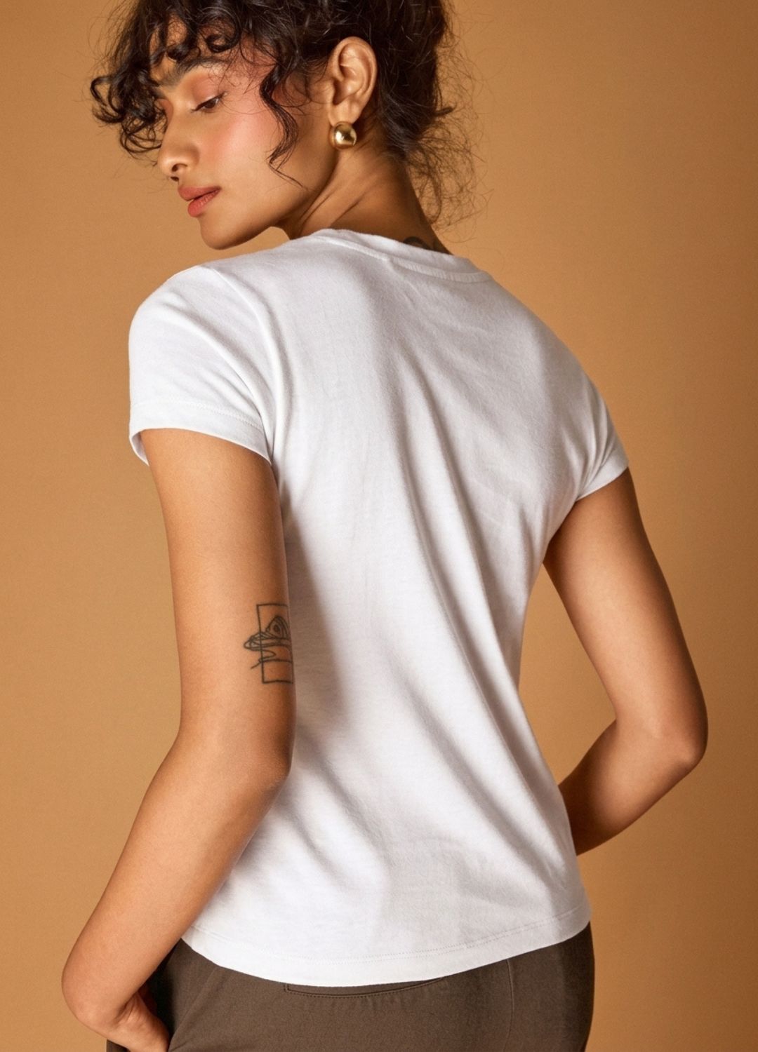Blanc Fitted Tee