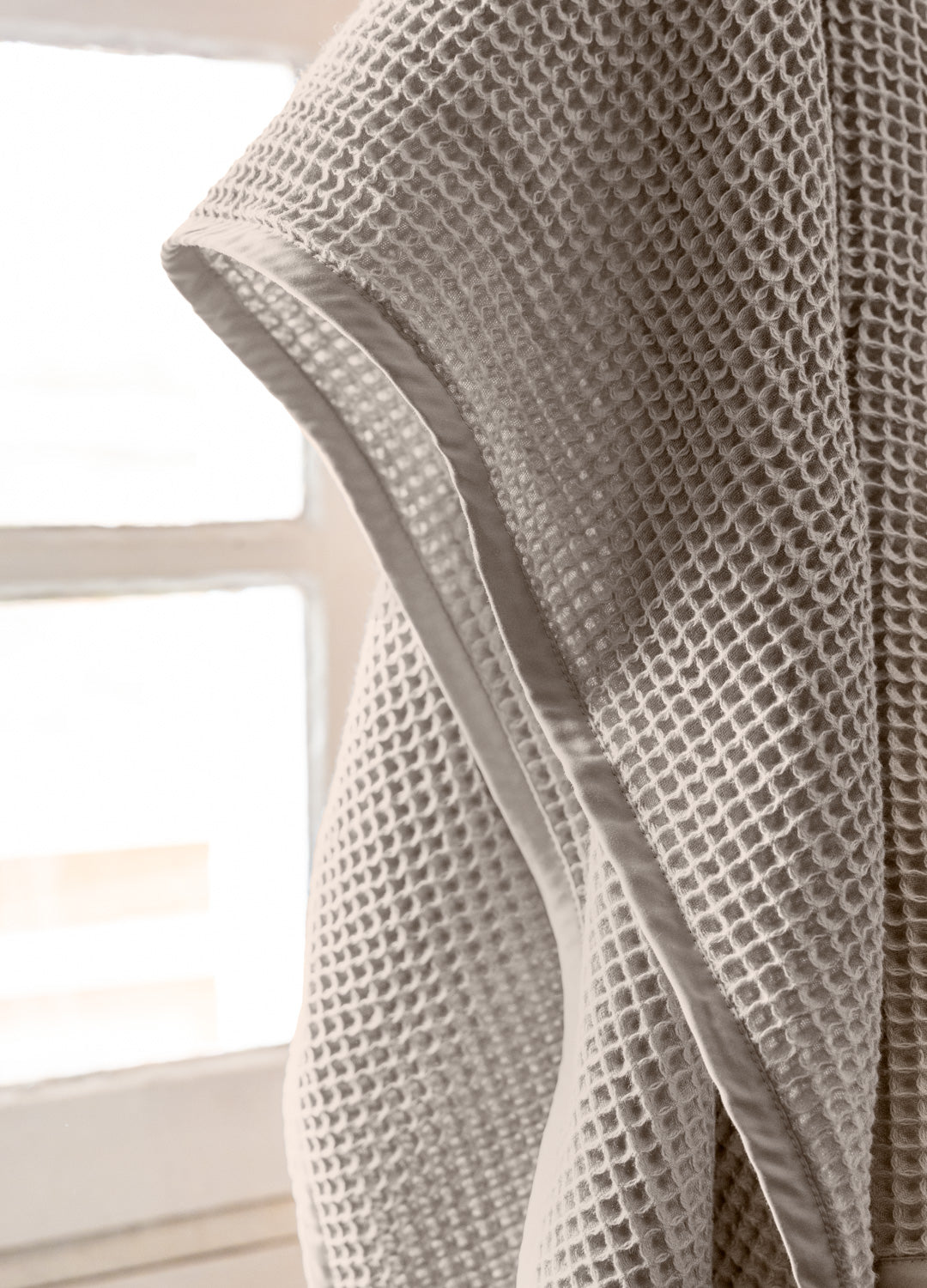 Diamond Blue Organic Cotton Waffle Bath Towel Online