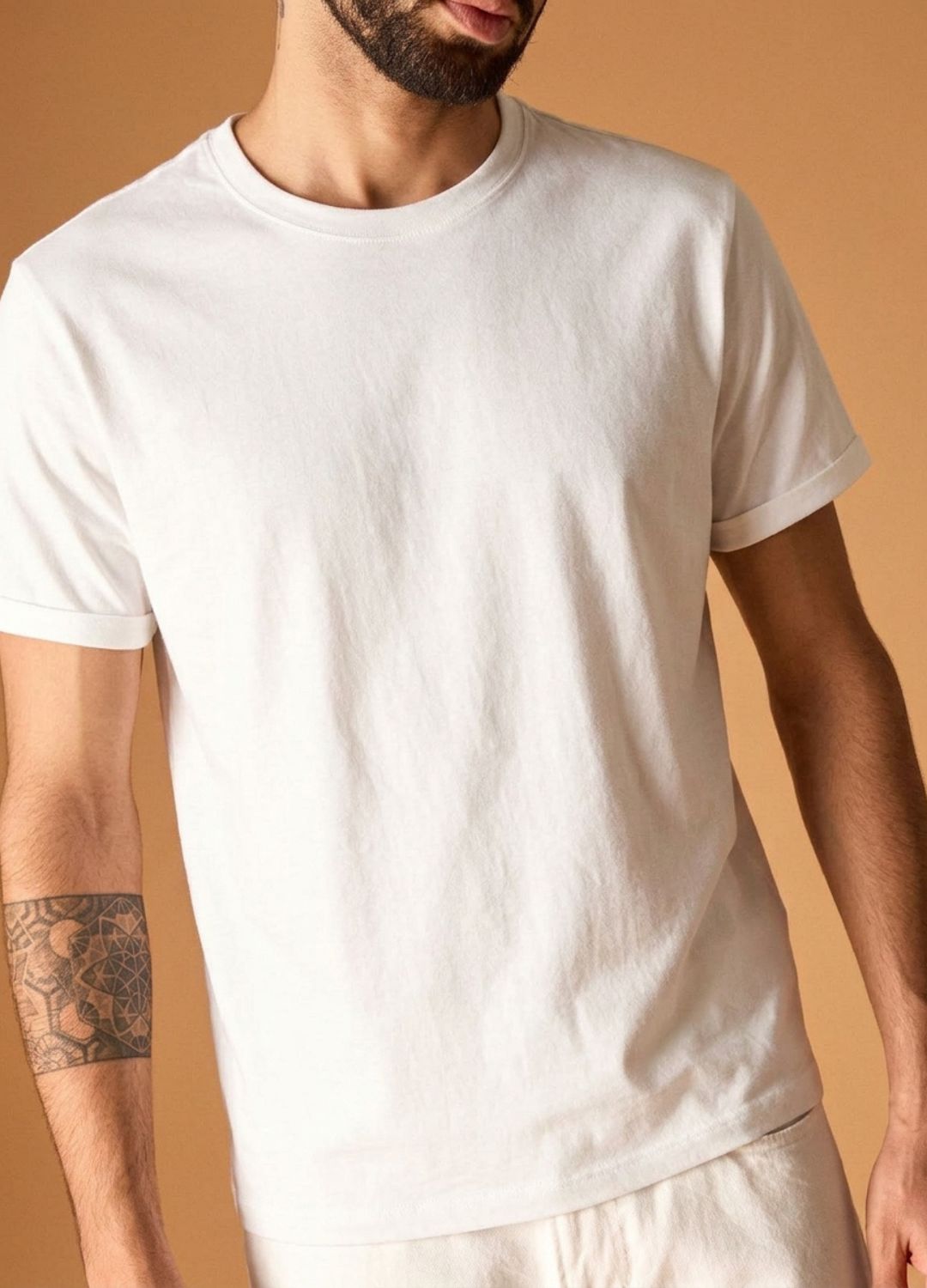White Fitted Tee