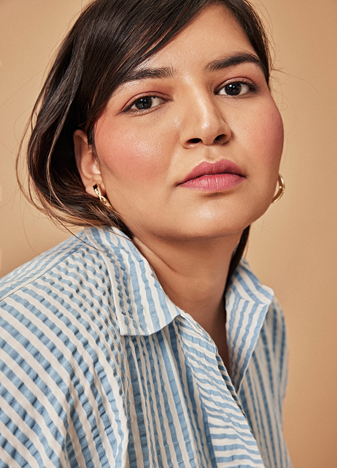 Candy Stripe Shirt Dress