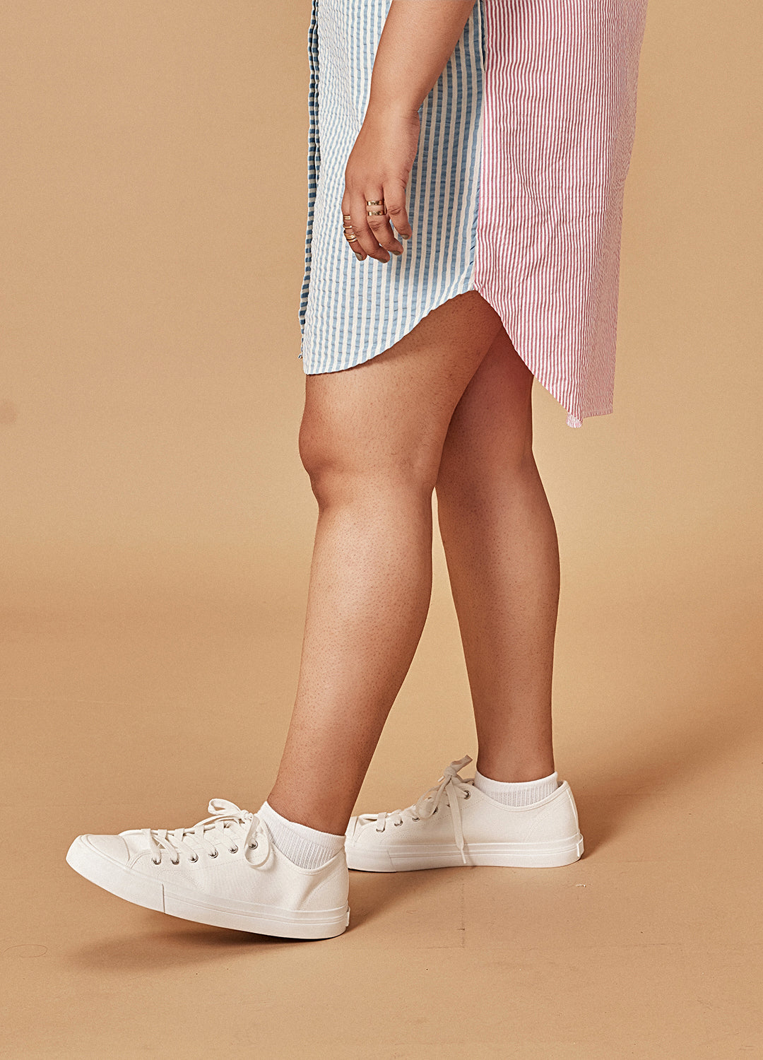 Candy Stripe Shirt Dress