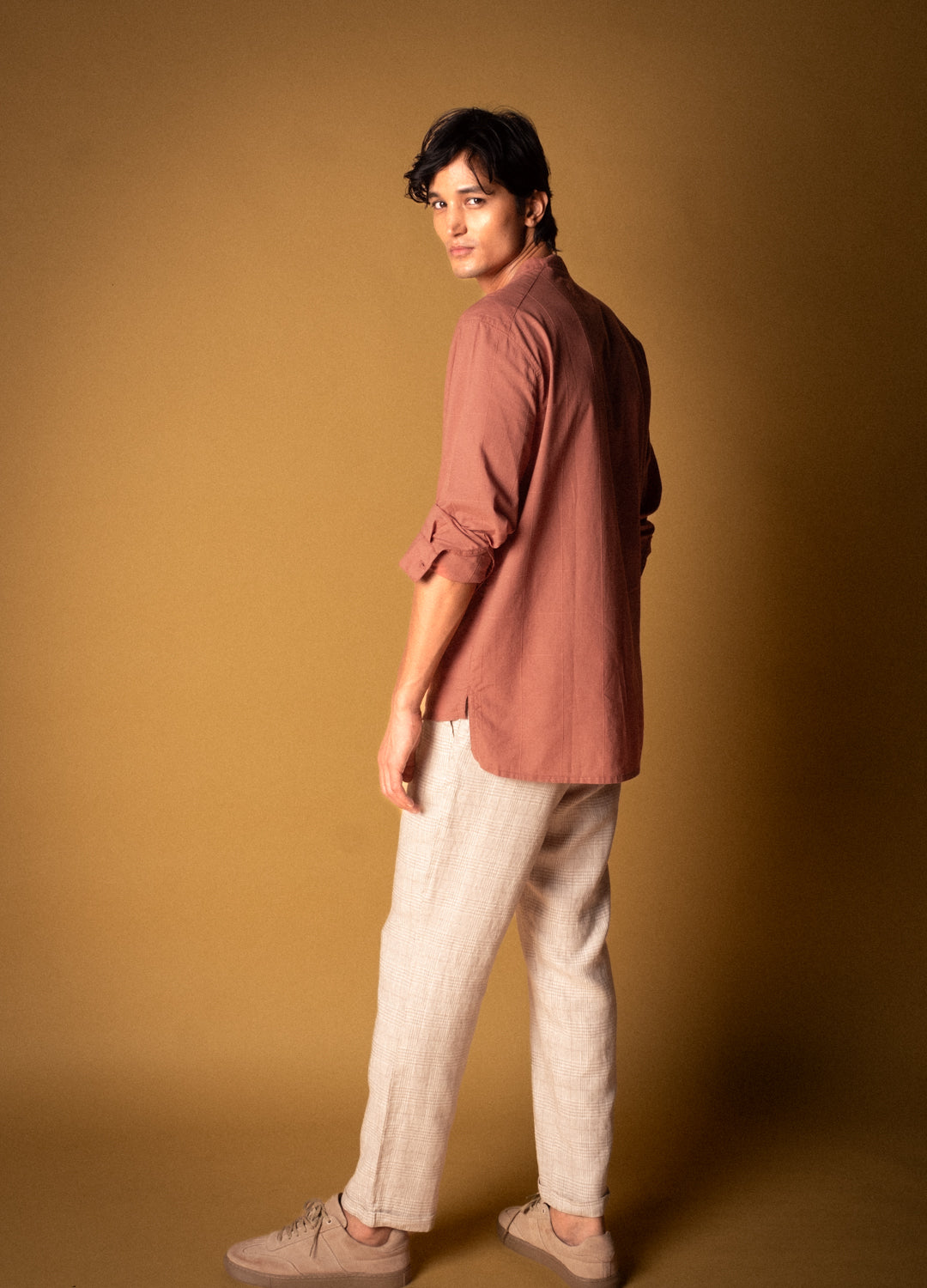 Cedar Mandarin Woven Shirt