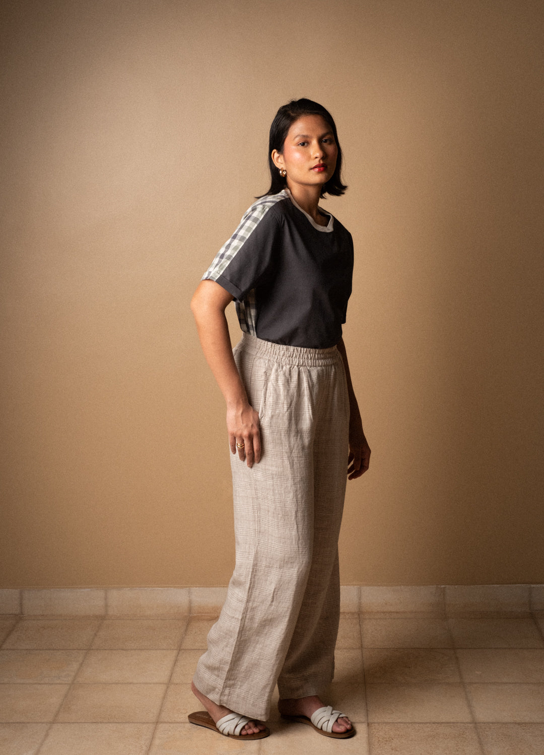 Charcoal Split Everyday Tee