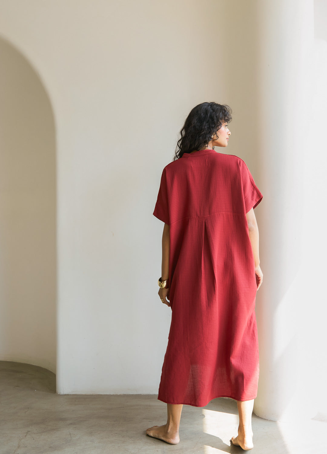 Cherry Shirt Kaftan