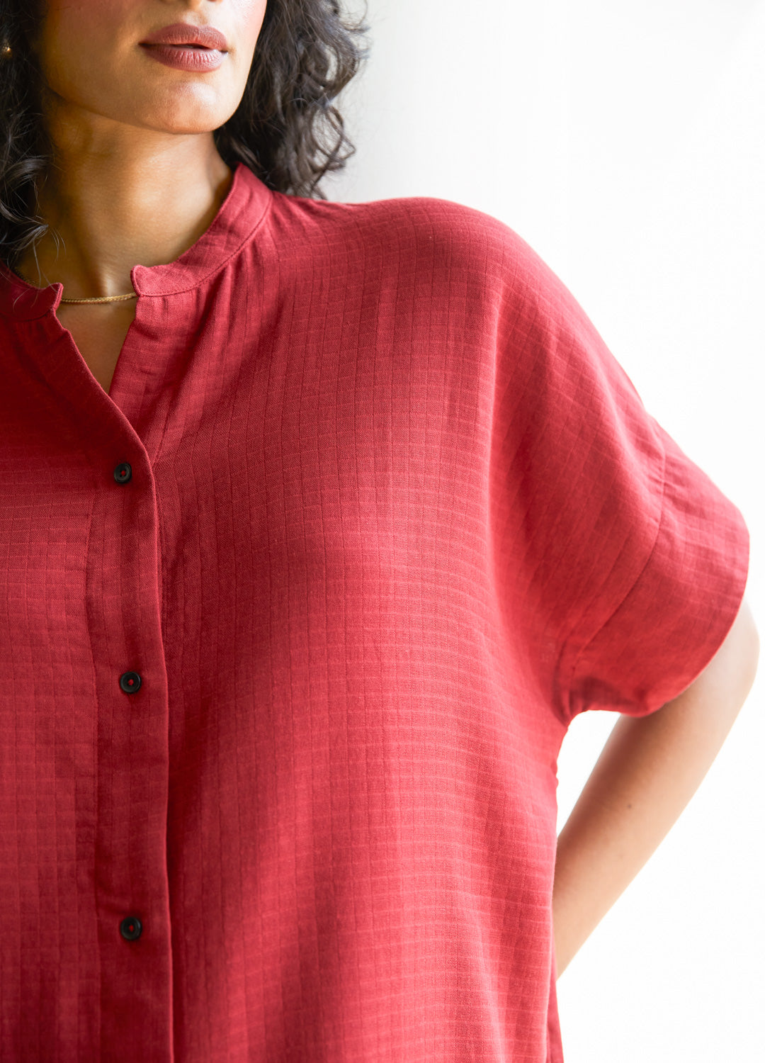 Cherry Shirt Kaftan
