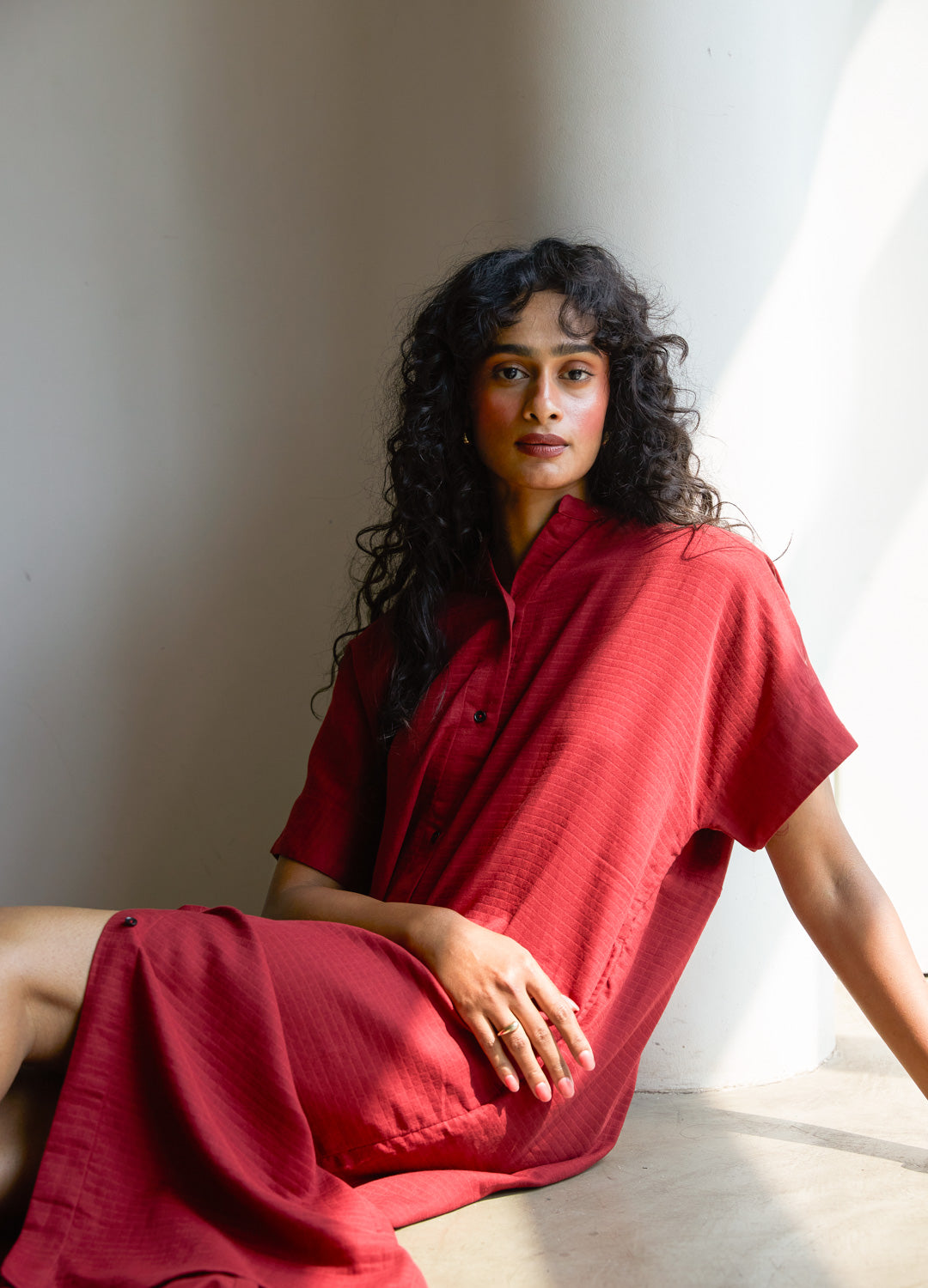 Cherry Shirt Kaftan