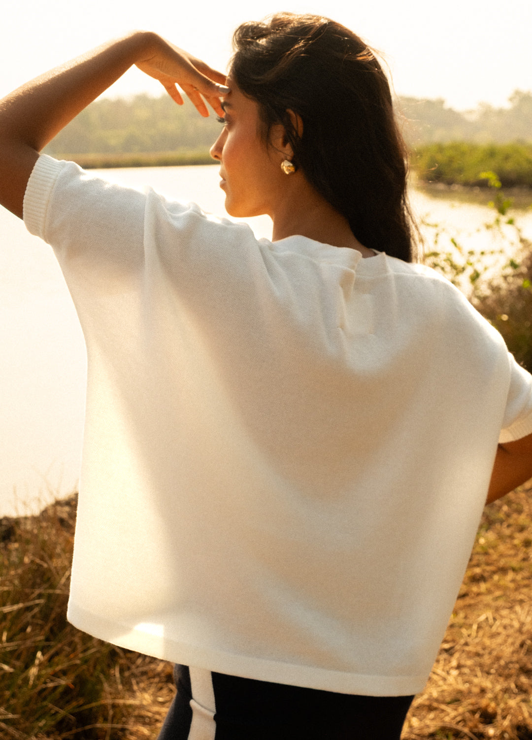 Coconut Fine Knit Top