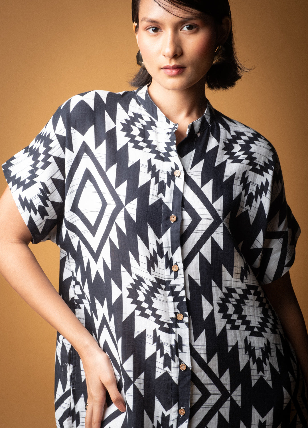 Greca Shirt Kaftan