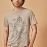 Holy Beige God Printed Organic Cotton Classic Tee For Men Online