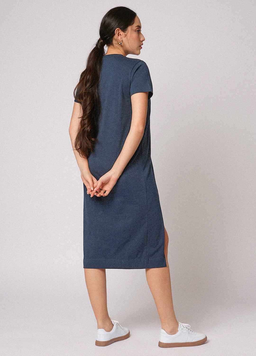 Indigo T-Shirt Midi