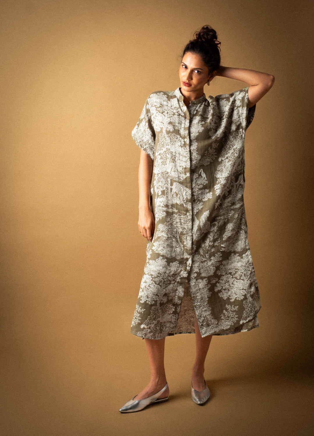 Ivy Toile Shirt Kaftan