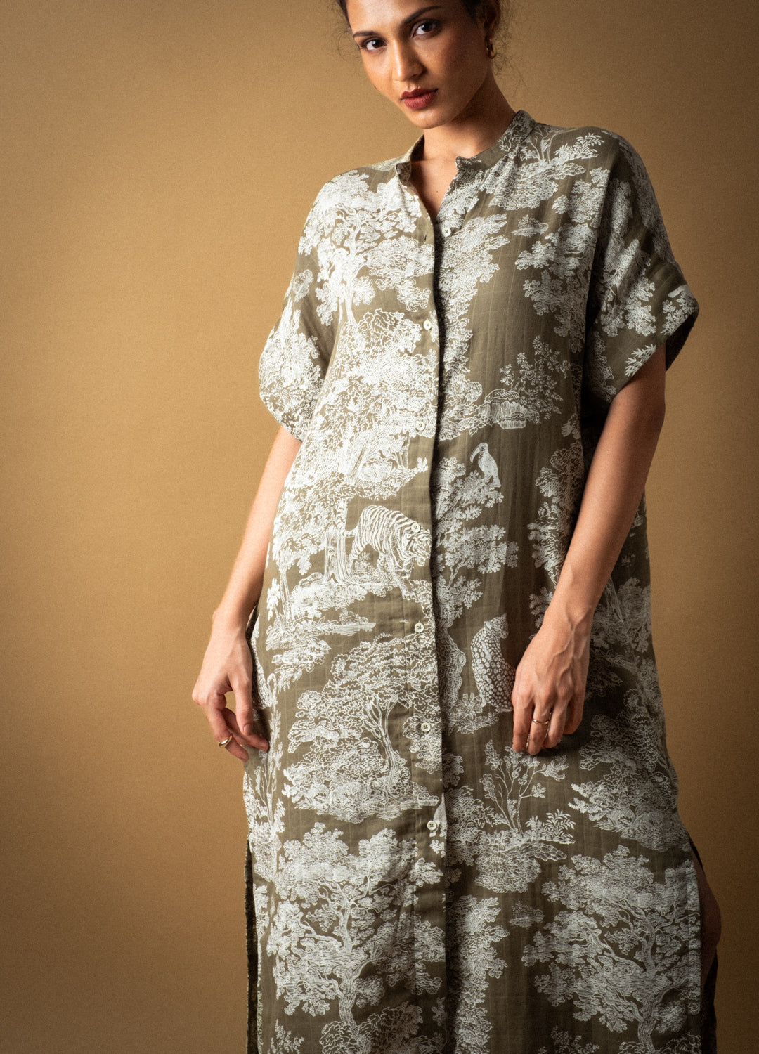 Ivy Toile Shirt Kaftan