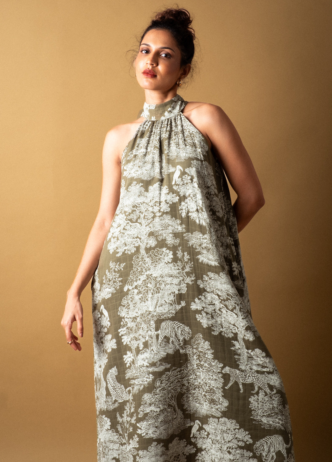 Ivy Toile Halter Midi