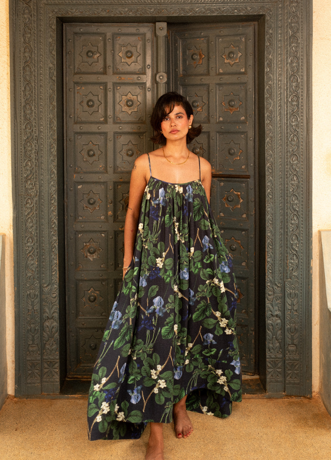 Jasmine Gathered Maxi