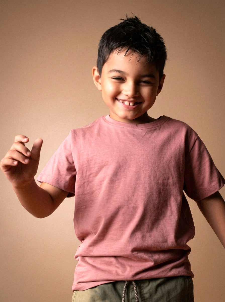 Melon Orange Organic Cotton T shirt for Boys & Girls Online