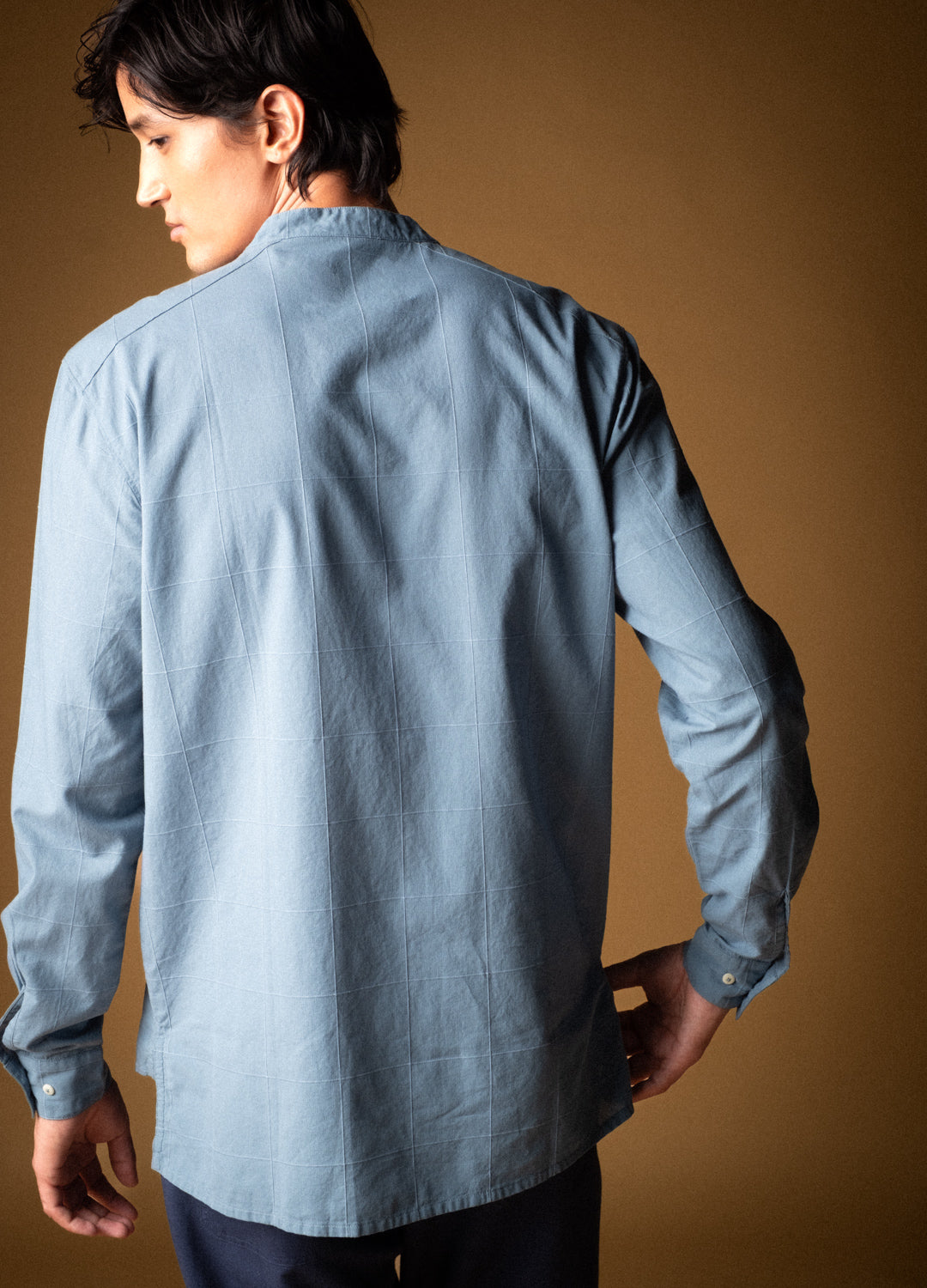 Lagoon Mandarin Woven Shirt