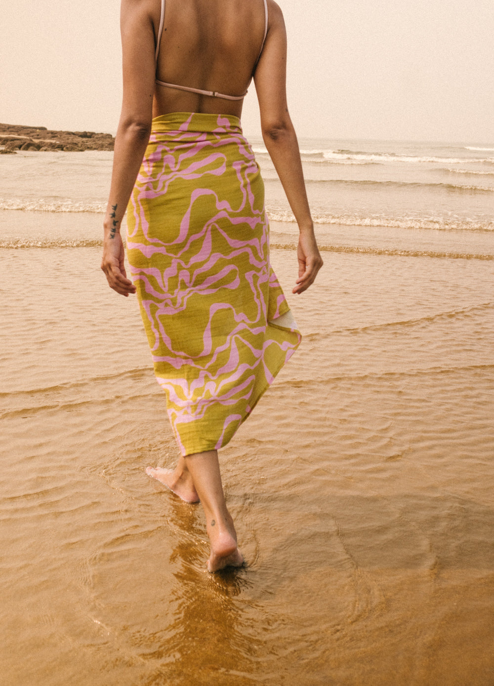 Low Tide Multiway Organic Cotton Sarong Beach Scarves For Women Online