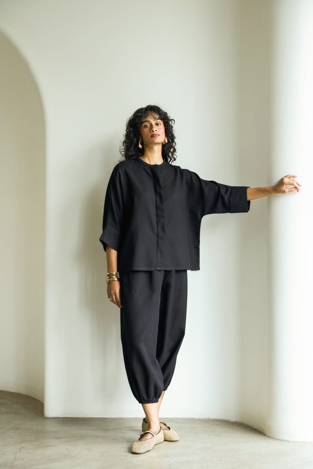Noir Kimono Shirt