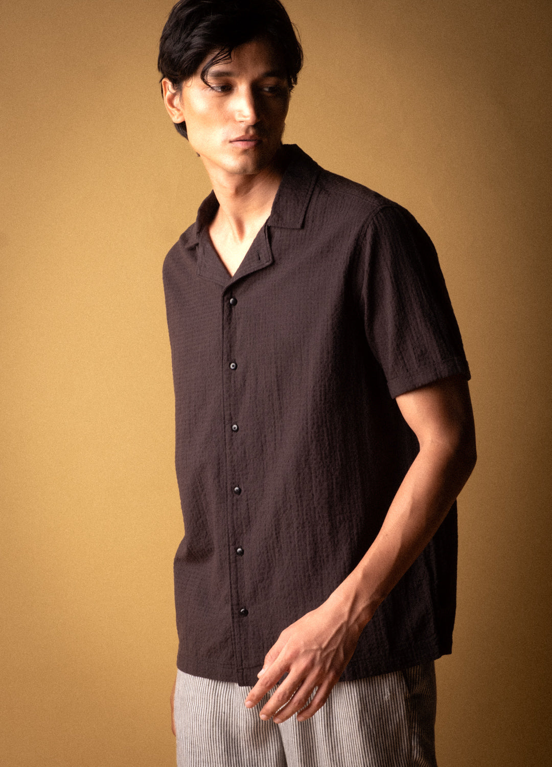 Noir Camp Woven Shirt