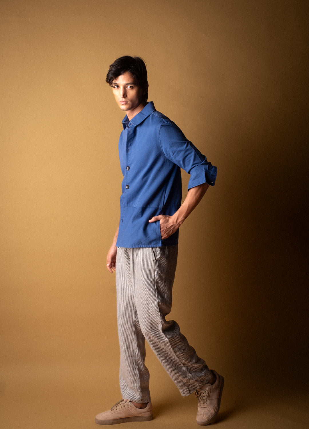 Ocean Pocket Woven Shacket