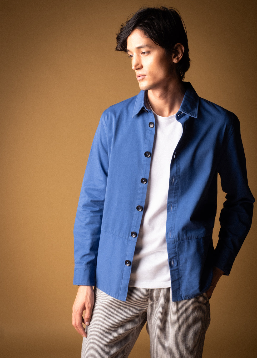 Ocean Pocket Woven Shacket