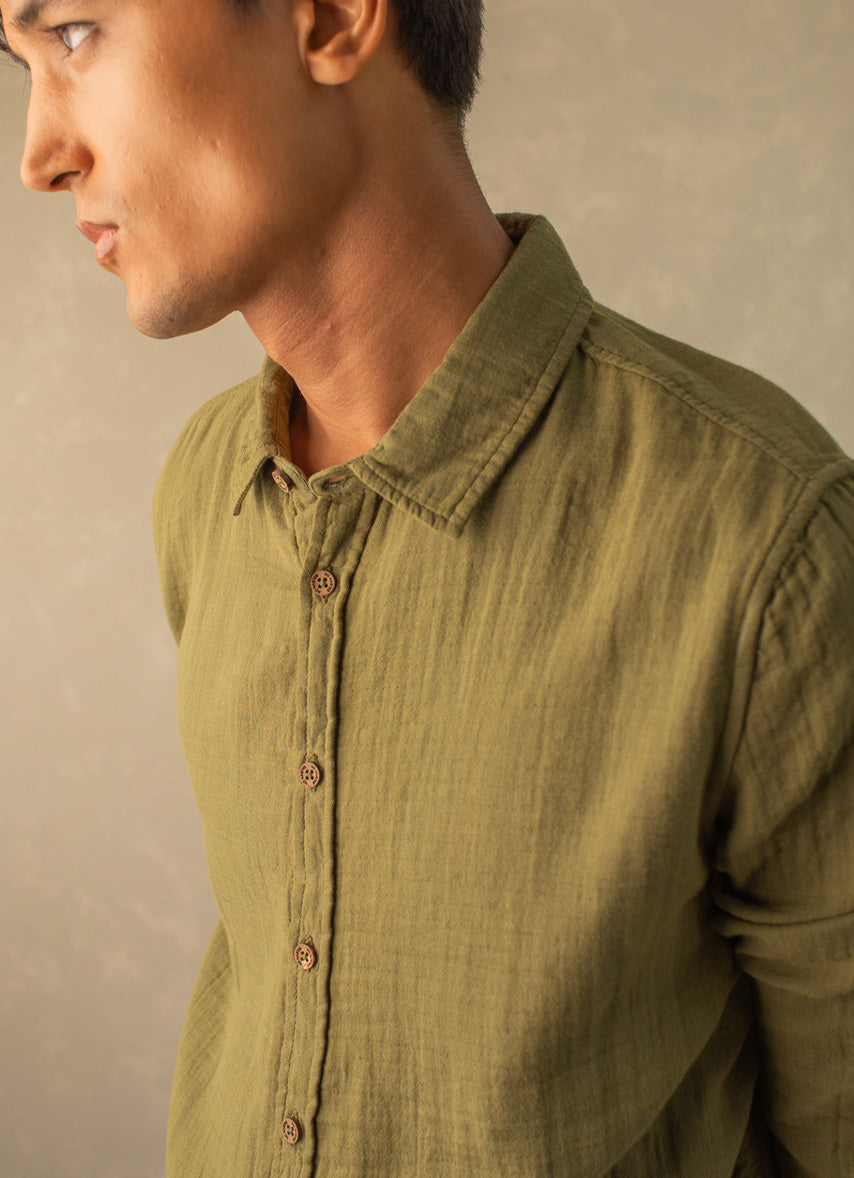 Olive Airy Shirt