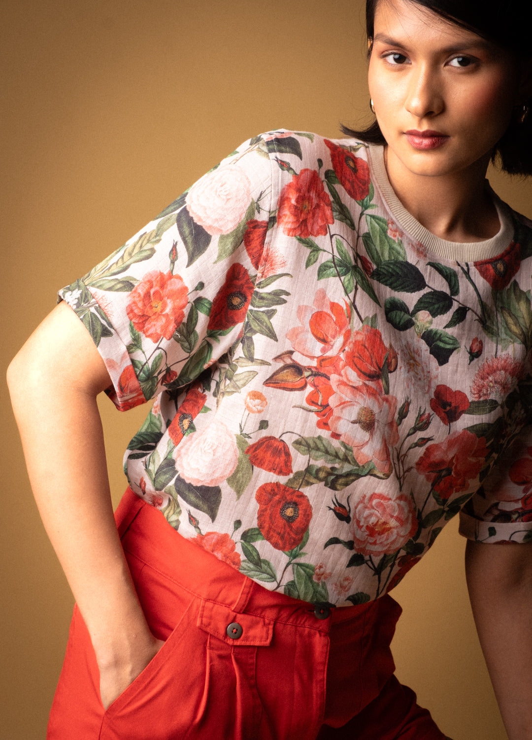 Poppy Muslin Tee-Tees